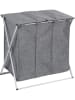 Wenko Wäschesammler "Trio Top" in Grau - 118 l
