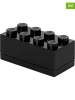 LEGO 3er-Set: Aufbewahrungsboxen "Mini 8" in Schwarz - (B)9,2 x (H)4,3 x (T)4,6 cm