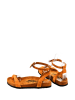 Moosefield Leren sandalen bruin