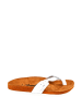 Moosefield Leren teenslippers wit