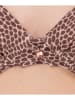 Calida Biustonosz bikini w kolorze brązowo-jasnoróżowym