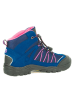 Trollkids Buty turystyczne "Lofoten Hiker Mid" w kolorze jasnoróżowo-niebieskim