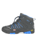 Trollkids Wanderschuhe "Lofoten Hiker Mid" in Schwarz/ Blau