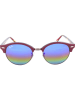 Ray Ban Okulary przeciwsłoneczne unisex w kolorze fioletowo-żółtym