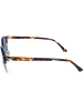 Ray Ban Unisex-Sonnenbrille in Dunkelblau/ Braun-Gelb