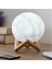 InnovaGoods Lampa stołowa LED w kolorze białym - wys. 18 x Ø 15 cm