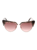 Karl Lagerfeld Damskie okulary przeciwsłoneczne w kolorze brązowo-jasnobrązowym