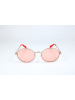 Moschino Damskie okulary przeciwsłoneczne w kolorze srebrno-jasnoróżowym