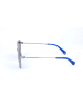 Polaroid Unisex-Sonnenbrille in Silber/ Blau