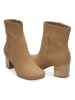 TOMS Leder-Stiefeletten in Hellbraun