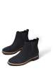 TOMS Leder-Chelsea-Boots "Cleo" in Schwarz