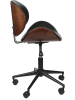 The Home Deco Kids Bürostuhl "Reno" in Schwarz - (B)51,5 x (H)77 x (T)51 cm