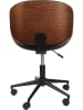 The Home Deco Kids Bürostuhl "Reno" in Schwarz - (B)51,5 x (H)77 x (T)51 cm