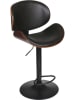 chairs for all Barhocker "Reno" in Schwarz/ Hellbraun - (B)52,5 x (H)118 x (T)51 cm