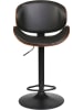 chairs for all Barhocker "Reno" in Schwarz/ Hellbraun - (B)52,5 x (H)118 x (T)51 cm
