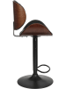 chairs for all Barhocker "Reno" in Schwarz/ Hellbraun - (B)52,5 x (H)118 x (T)51 cm