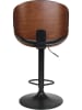 chairs for all Barhocker "Reno" in Schwarz/ Hellbraun - (B)52,5 x (H)118 x (T)51 cm