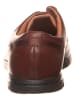 Clarks Leren veterschoenen "Vennor Walk" bruin