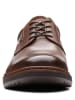 Clarks Leren veterschoenen "Un Geo LaceGTX" donkerbruin