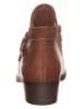 Clarks Skórzane botki "Addiy Sharilyn" w kolorze brązowym