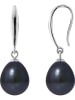 Pearl Addict Zilveren oorhangers met parels