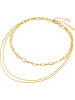 Yamato Pearls 2er-Set: Vergold. Halsketten