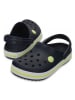 Crocs Chodaki "Crocband" w kolorze granatowo-żółtym