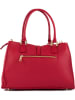 Lia Biassoni Leren handtas rood - (B)35 x (H)25 x (D)11 cm