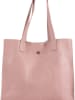Lia Biassoni Leren schoudertas lichtroze - (B)34 x (H)28 x (D)12 cm