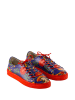 Streetfly Sneakersy w kolorze granatowo-czerwonym ze wzorem