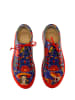 Streetfly Sneakersy w kolorze granatowo-czerwonym ze wzorem