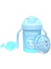 Twistshake Butelka w kolorze niebieskim do nauki picia - 230 ml