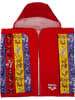 Arena Badponcho "Super Hero" rood/meerkleurig