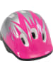 Toimsa Kask rowerowy w kolorze srebrno-różowym
