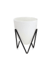 Tomasucci Selbstbewässernder Blumentopf in Weiß - (H)13 x Ø 11,5 cm