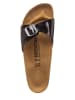 Birkenstock Klapki "Madrid" w kolorze czarno-czerwonym