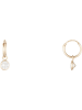 OR ÉCLAT Gold-Creolen "Créoles" mit Edelsteinen
