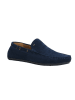 Wojas Leren mocassins donkerblauw