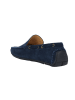 Wojas Leren mocassins donkerblauw