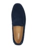 Wojas Leren mocassins donkerblauw