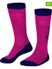 Trollkids 2er-Set: Ski-/ Snowboardsocken "Kids Ski" in Pink