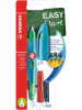 STABILO Schrijfleer-vulpen "Easy birdy" - veer A - rechtshandigen - groen/turquoise