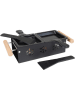 COOK CONCEPT Świecznik w kolorze czarnym do raclette - 26 x 8 x 11 cm