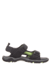 CMP Leder-Trekkingsandalen in Schwarz