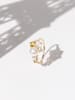 DIAMOND & CO Gouden ring "Pikine" met edelstenen