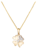 DIAMOND & CO Gold-Anhänger "Dites-le Avec Une Fleur" mit Diamanten