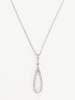 DIAMOND & CO Witgouden hanger "Las palmas" met diamanten