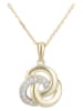 DIAMOND & CO Złota zawieszka "Trior" z diamentami