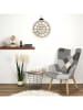 HYGGE Fauteuil "Helsinki" grijs - (B)74 x (H)100 x (D)65 cm