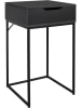 Rétro Chic Beistelltisch "Abbott" in Schwarz - (B)45 x (H)77 x (T)45 cm